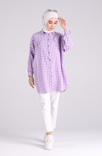 Lilac Overhemdblouse 1046-01