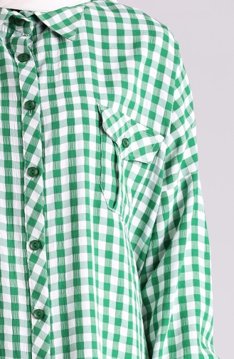 قميص أخضر زمردي 1046-03