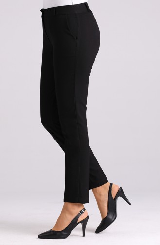 Classic Straight Leg Trousers with Pockets 3301pnt-05 Black 3301PNT-05