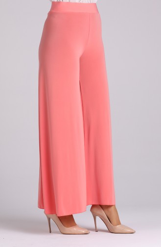 Wide Leg Sandy Pants 4010-06 Dark Salmon 4010-06