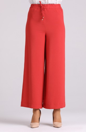 Aerobin Fabric Wide Leg Pants 6131-01 Coral 6131-01