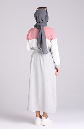 فستان رمادي 4506-03
