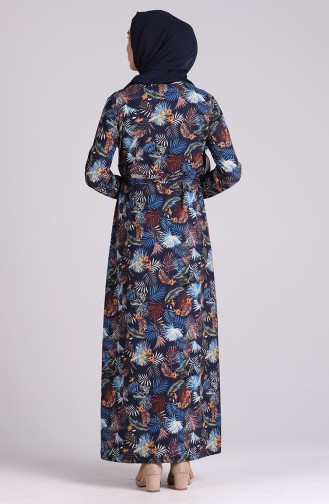 فستان أزرق كحلي 5709S-02