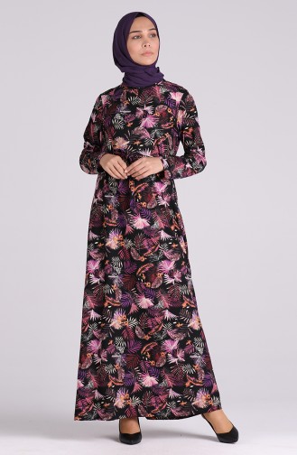 Robe Hijab Noir 5709S-04