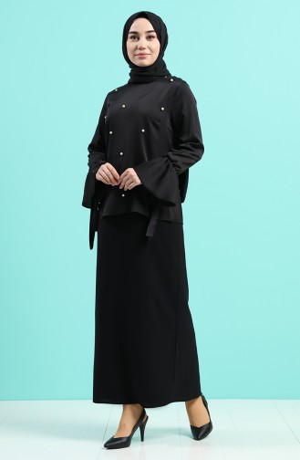 Blouse Noir 1018-01