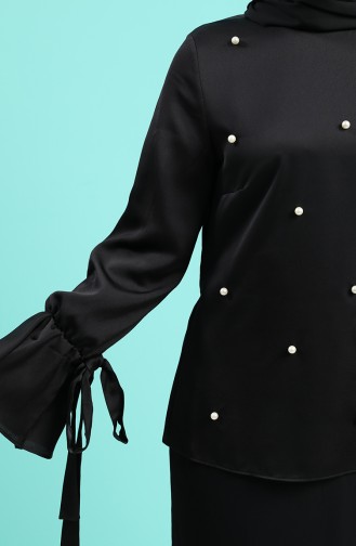 Blouse Noir 1018-01