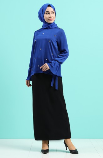 Blouse Blue roi 1018-03