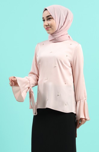 Blouse Saumon 1018-05