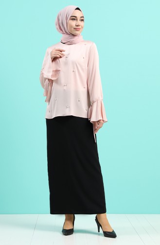 Salmon Blouse 1018-05