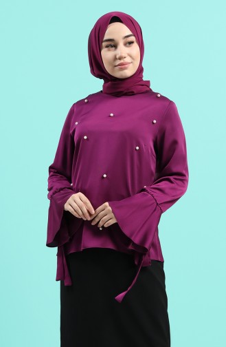 Purple Blouse 1018-06