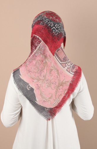 Dark Dusty Rose Hoofddoek 2946-12