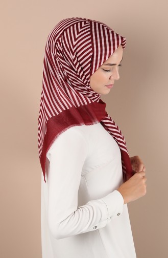 Claret red Hoofddoek 2950-08