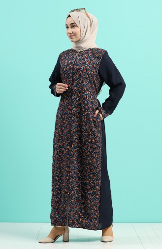 Dunkelblau Abayas 6060-01