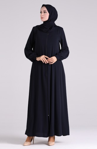 Navy Blue Abaya 1004-03