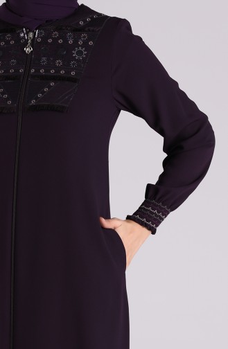 Dark Purple Abaya 2012-01