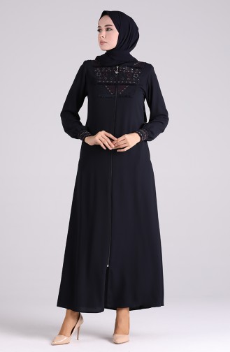 Dunkelblau Abayas 2012-04