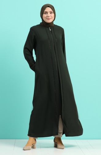 Dark Green Abaya 4005-02