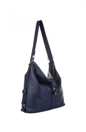 Navy Blue Shoulder Bag 410-011