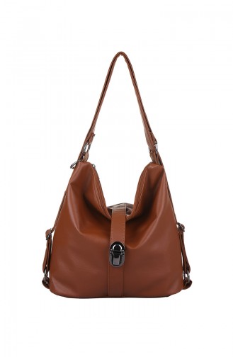 Tobacco Brown Shoulder Bag 410-091