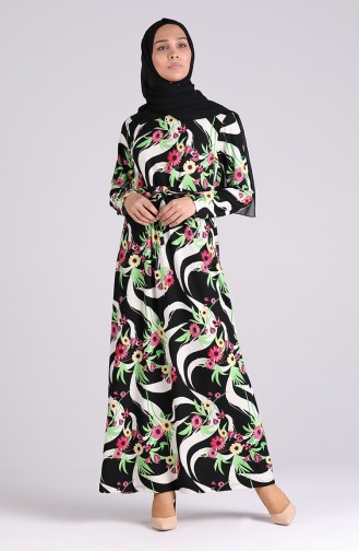 Robe Hijab Noir 5709U-01