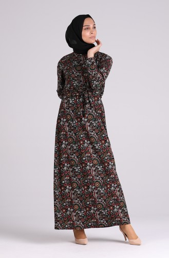 Robe Hijab Noir 5709V-01