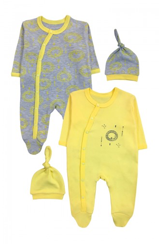 Combinaison Bébé Jaune 0034