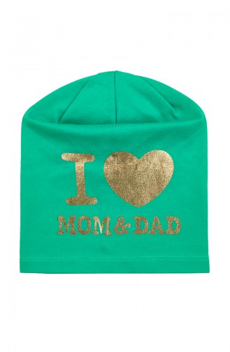Green Hat and Bandana 0979