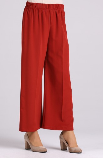 Elastic waist wide-leg Trousers 4004-08 Tile 4004-08