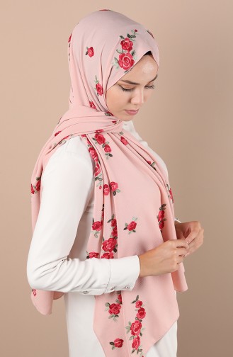 Beige-Rose Schal 1135-04