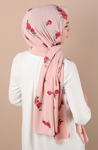 Dusty Rose Shawl 1135-04