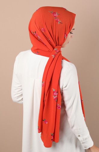 Brick Red Shawl 1135-07