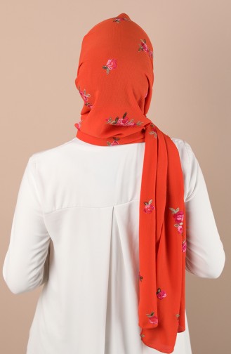 Brick Red Shawl 1135-07