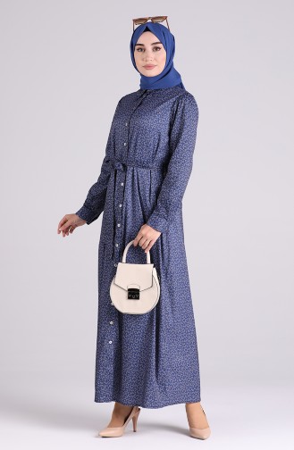 Robe Hijab Bleu Marine 1011-01