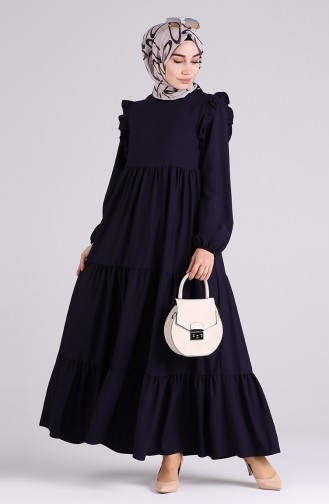 Robe Hijab Pourpre Foncé 3100A-01