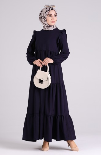 Robe Hijab Pourpre Foncé 3100A-01