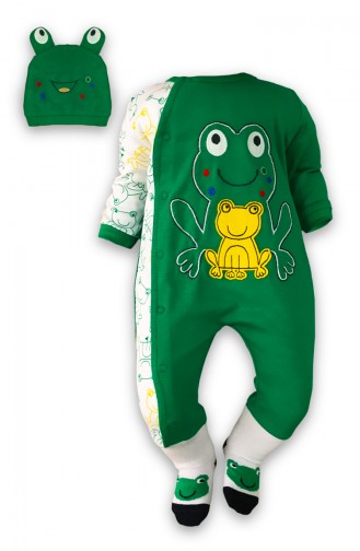 Green Baby Overall 0351