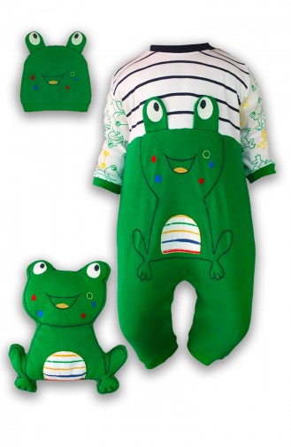 Green Baby Overall 0353