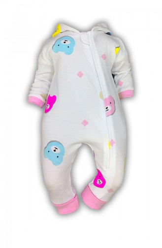 Pink Baby Overalls 0400