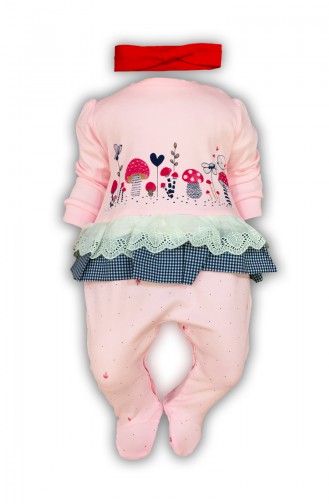 Pink Baby Overall 0406