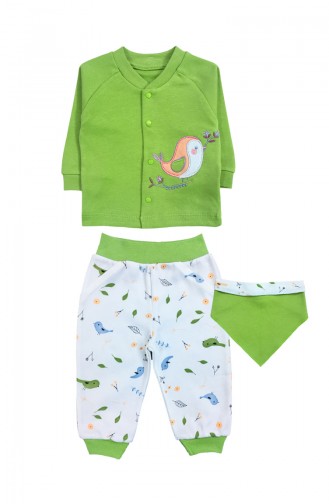 Green Baby & Kid Suit 0044