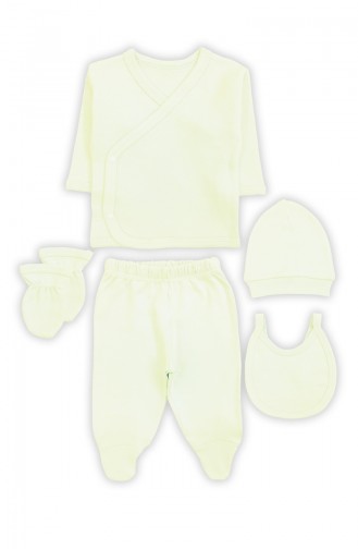 Creme Babybekleidung für Neugeborene 0232