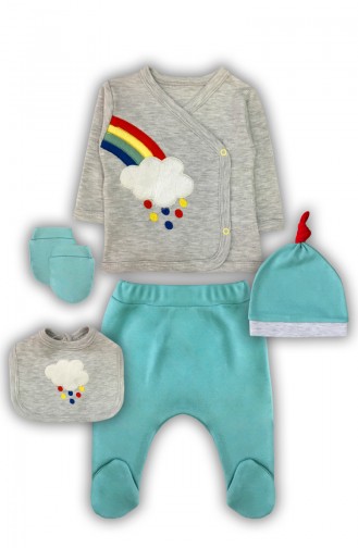 Mint Green Baby and Children`s Set 0454