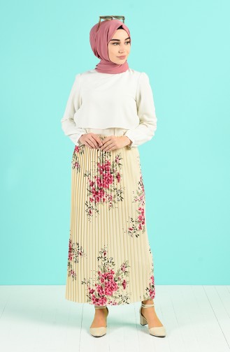 Beige Rok 1004-01