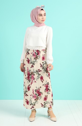 Beige Skirt 1005-03