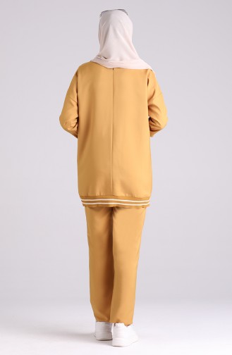 Stony Tunic Trousers Double Suit 0299-03 Mustard 0299-03