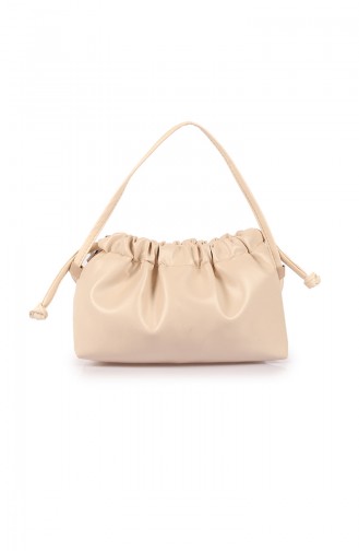 Beige Schultertasche 206Z-05