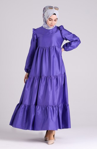 Lila Hijab Kleider 3100-06