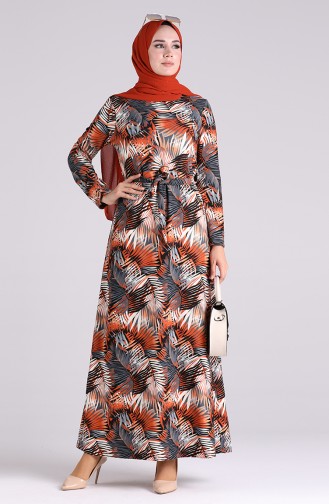Pattern Belted Dress 5709y-01 Tile 5709Y-01