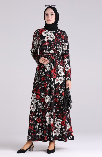 Robe Hijab Noir 5709Z-01