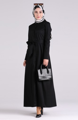 فستان أسود 60181-02